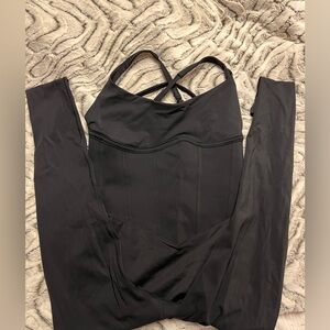 BUFFBUNNY Corset Bodysuit (Black) M